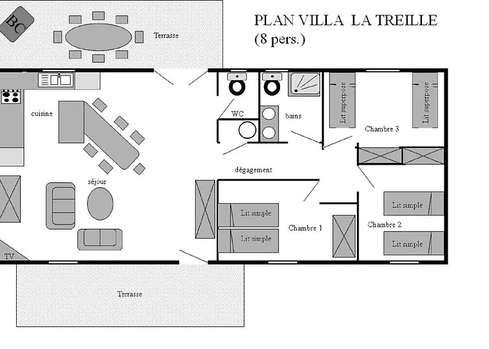 La Treille 2 8 Pers Nyaraló *